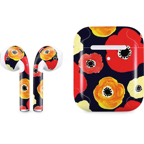 Bouffants and Broken Hearts Anemone Flower Apple AirPods 2 Skin