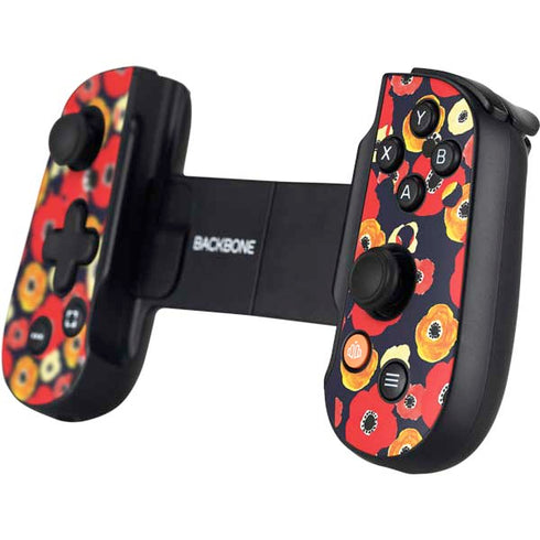 Bouffants and Broken Hearts Anemone Flower Backbone One for iPhone Game Controller Skin