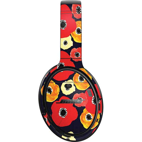 Bouffants and Broken Hearts Anemone Flower Bose QuietComfort 35 II Headphones Skin
