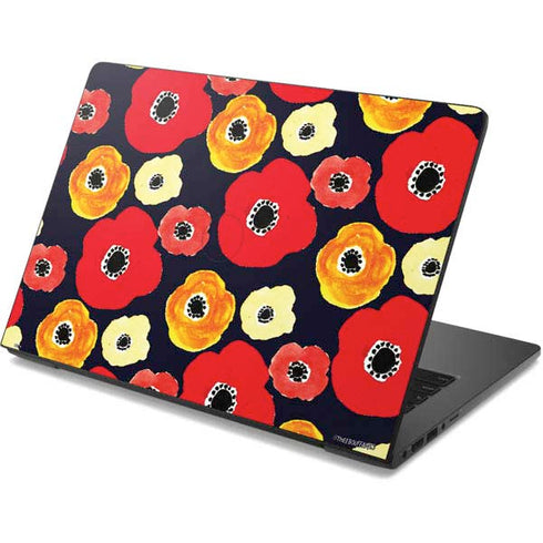 Bouffants and Broken Hearts Anemone Flower Dell Chromebook Skin