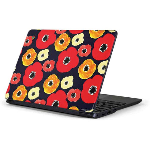 Bouffants and Broken Hearts Anemone Flower Samsung Chromebook Skin