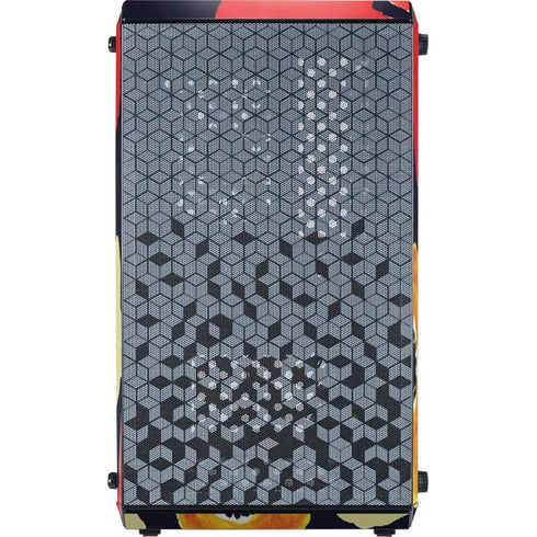 Bouffants and Broken Hearts Anemone Flower Cooler Master MasterBox Q300L Mini Tower Skin