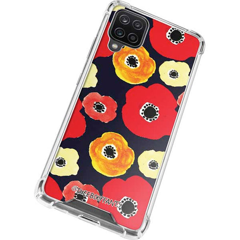 Bouffants and Broken Hearts Anemone Flower Galaxy A12 Clear Case