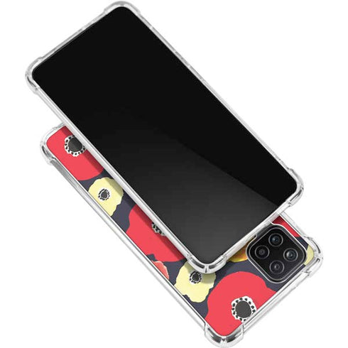 Bouffants and Broken Hearts Anemone Flower Galaxy A12 Clear Case