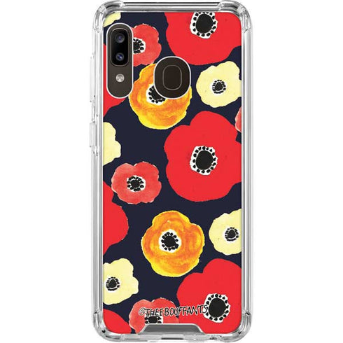 Bouffants and Broken Hearts Anemone Flower Galaxy A30 Clear Case