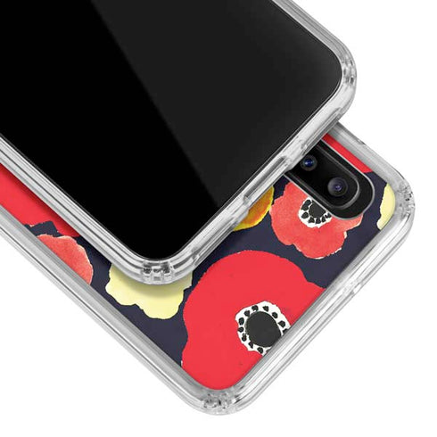 Bouffants and Broken Hearts Anemone Flower Galaxy A30 Clear Case