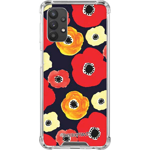 Bouffants and Broken Hearts Anemone Flower Galaxy A32 5G Clear Case