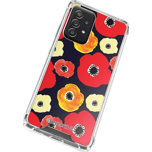 Bouffants and Broken Hearts Anemone Flower Galaxy A72 5G Clear Case