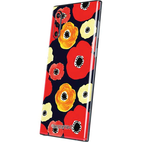 Bouffants and Broken Hearts Anemone Flower Galaxy Note 10 Skin