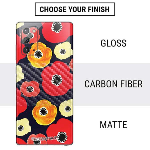 Bouffants and Broken Hearts Anemone Flower Galaxy Note20 5G Skin