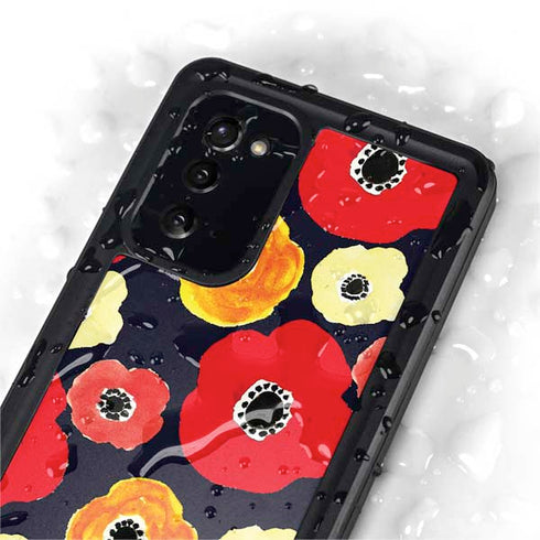 Bouffants and Broken Hearts Anemone Flower Galaxy Note20 5G Waterproof Case