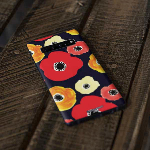 Bouffants and Broken Hearts Anemone Flower Galaxy S10 Plus Skin