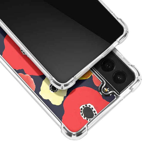 Bouffants and Broken Hearts Anemone Flower Galaxy S21 FE Clear Case