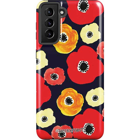 Bouffants and Broken Hearts Anemone Flower Galaxy S21 Plus 5G Pro Case