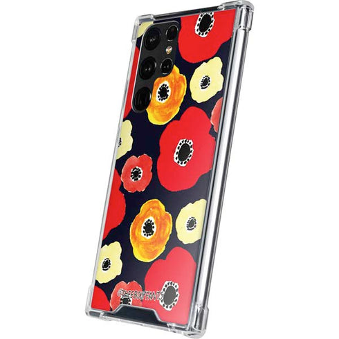 Bouffants and Broken Hearts Anemone Flower Galaxy S22 Ultra Clear Case