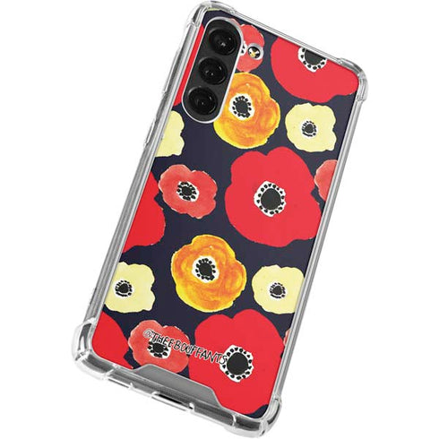 Bouffants and Broken Hearts Anemone Flower Galaxy S23 Plus Clear Case