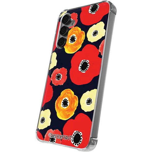 Bouffants and Broken Hearts Anemone Flower Galaxy S24 Plus Clear Case