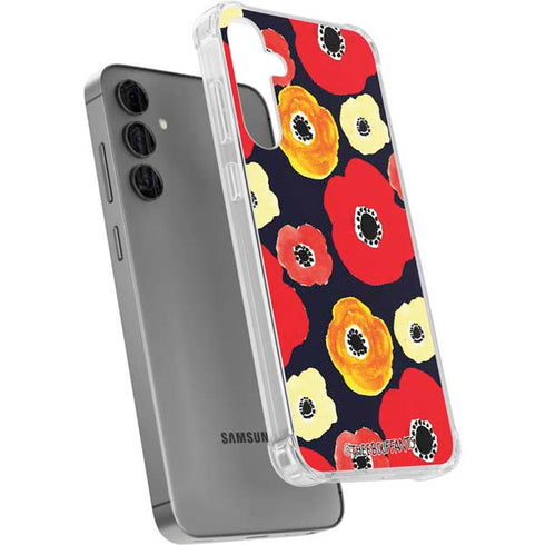 Bouffants and Broken Hearts Anemone Flower Galaxy S24 Plus Clear Case
