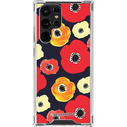 Bouffants and Broken Hearts Anemone Flower Galaxy S24 Ultra Clear Case
