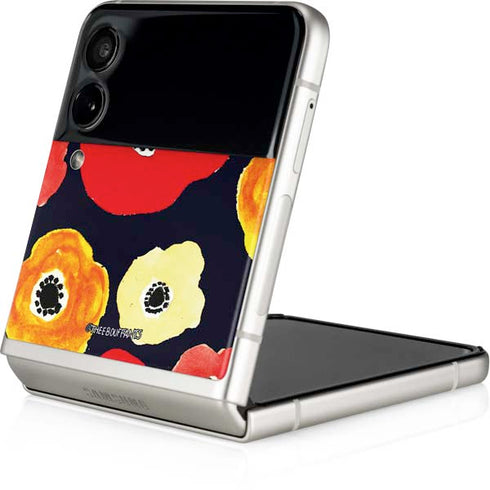 Bouffants and Broken Hearts Anemone Flower Galaxy Z Flip4 5G Skin