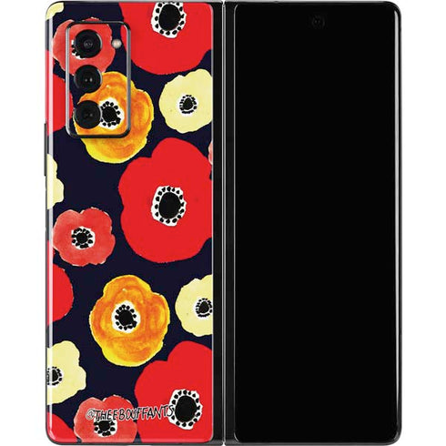 Bouffants and Broken Hearts Anemone Flower Galaxy Z Fold2 5G Skin