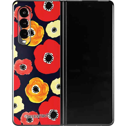 Bouffants and Broken Hearts Anemone Flower Galaxy Z Fold3 5G Skin
