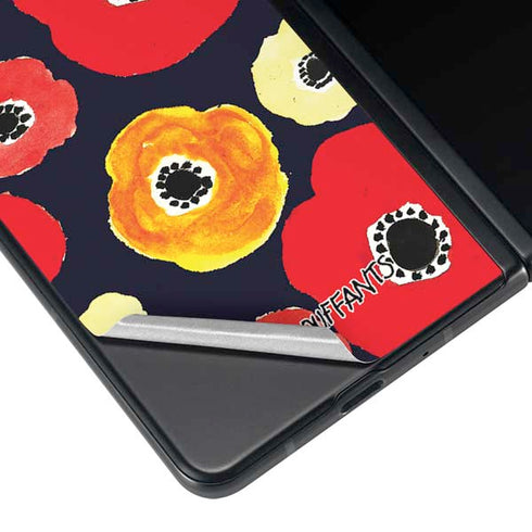 Bouffants and Broken Hearts Anemone Flower Galaxy Z Fold3 5G Skin