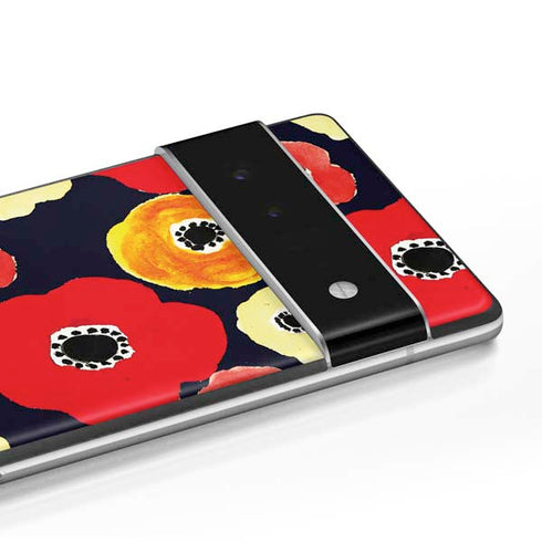 Bouffants and Broken Hearts Anemone Flower Google Pixel 6 Skin