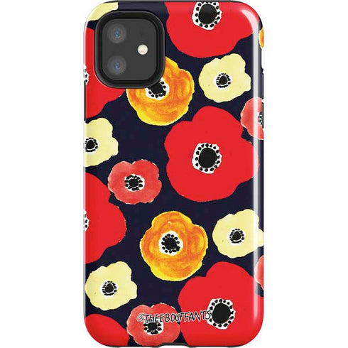 Bouffants and Broken Hearts Anemone Flower iPhone 11 Impact Case