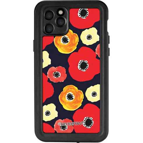 Bouffants and Broken Hearts Anemone Flower iPhone 11 Pro Max Waterproof Case