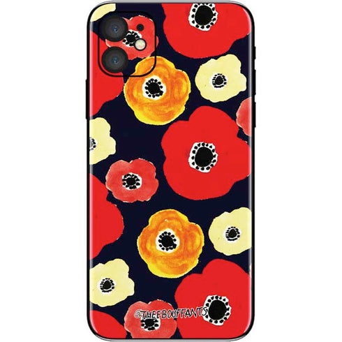 Bouffants and Broken Hearts Anemone Flower iPhone 11 Skin