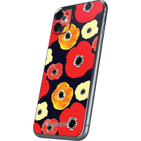 Bouffants and Broken Hearts Anemone Flower iPhone 11 Skin