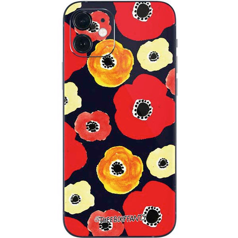Bouffants and Broken Hearts Anemone Flower iPhone 12 Mini Skin