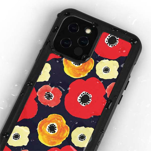 Bouffants and Broken Hearts Anemone Flower iPhone 12 Pro Waterproof Case