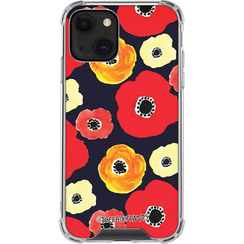 Bouffants and Broken Hearts Anemone Flower iPhone 13 Mini Clear Case