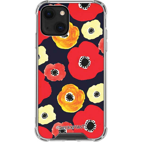 Bouffants and Broken Hearts Anemone Flower iPhone 14 Clear Case
