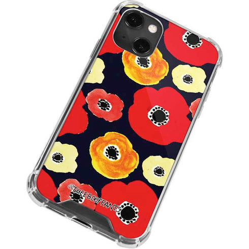 Bouffants and Broken Hearts Anemone Flower iPhone 14 Plus Clear Case
