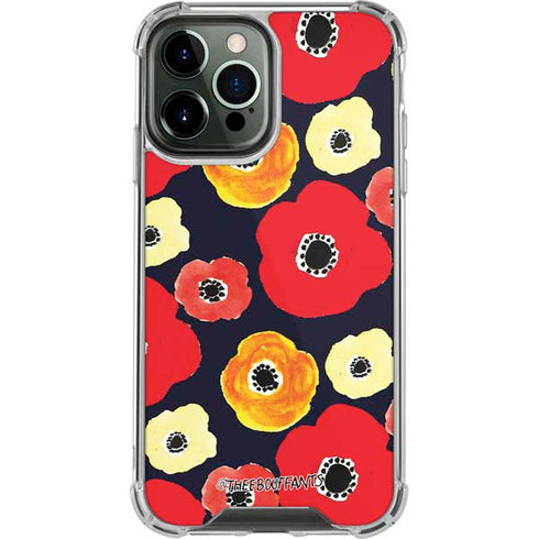Bouffants and Broken Hearts Anemone Flower iPhone 15 Pro Max Clear Case