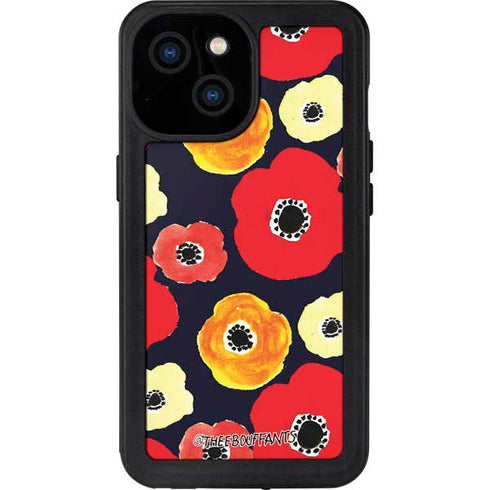 Bouffants and Broken Hearts Anemone Flower iPhone 15 Waterproof Case