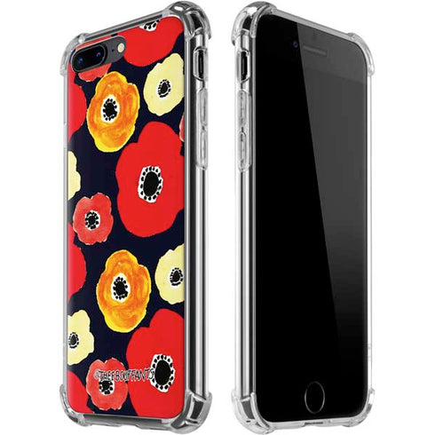 Bouffants and Broken Hearts Anemone Flower iPhone 7/8 Plus Clear Case
