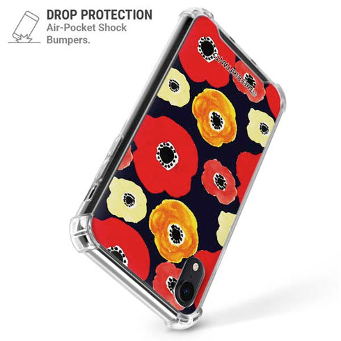 Bouffants and Broken Hearts Anemone Flower iPhone XR Clear Case