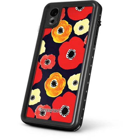 Bouffants and Broken Hearts Anemone Flower iPhone XR Waterproof Case