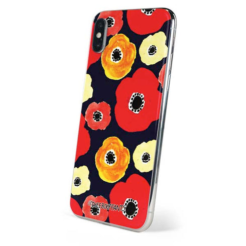 Bouffants and Broken Hearts Anemone Flower iPhone XS Skin