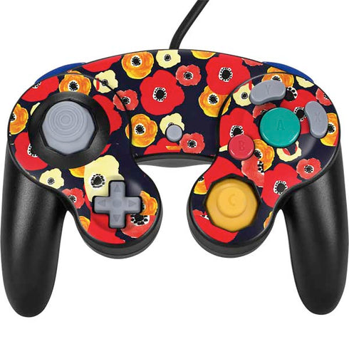 Bouffants and Broken Hearts Anemone Flower Nintendo GameCube Controller Skin