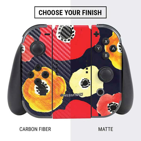 Bouffants and Broken Hearts Anemone Flower Nintendo Switch Bundle Skin