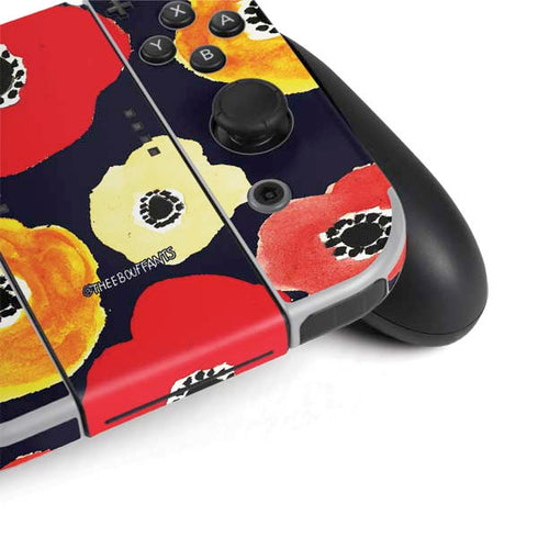 Bouffants and Broken Hearts Anemone Flower Nintendo Switch OLED (2021) Skin