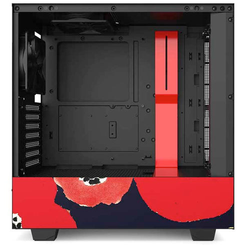 Bouffants and Broken Hearts Anemone Flower NZXT H510 Compact ATX Mid-Tower Case Skin