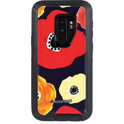 Bouffants and Broken Hearts Anemone Flower Otterbox Defender Galaxy Skin