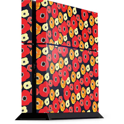 Bouffants and Broken Hearts Anemone Flower PS4 Console Skin