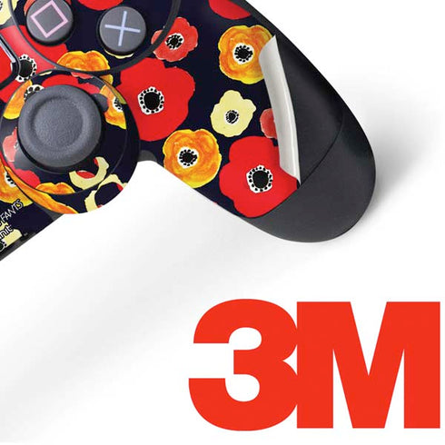Bouffants and Broken Hearts Anemone Flower PS4 Controller Skin